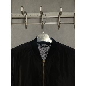 Barstool Jacket Men XXL Black Bomber‎ Varsity Zip Flight Pilot Casual Motorcycle